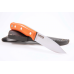 Faca Casström No. 10 Swedish Forest Knife G10 laranja / Inox / Full-flat